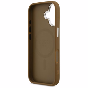 Guess Triangle Logo MagSafe -suojakuori iPhone 17 - ruskea