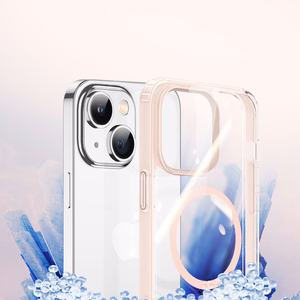 Dux Ducis Clin2 tapauksessa iPhone 14 Plus magneettinen MagSafe kansi vaaleanpunainen