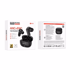 Borofone TWS Bluetooth kuulokkeet BW96 Mellow musta