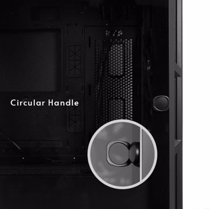 Kotelo CHIEFTEC APEX ARGB, MidiTower, ei sisälly, ATX, MicroATX, MiniITX, musta, GA-01B-TG-OP