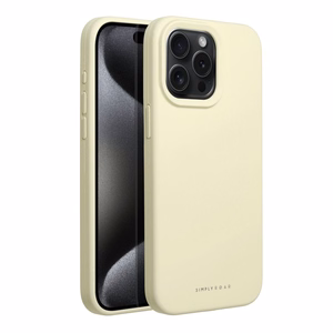 ROAR Suojakuori CLOUD SKIN iPhone 15 Pro Max:lle vaaleankeltainen