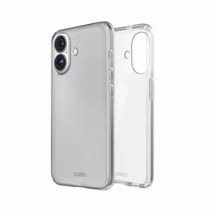 SBS Skinny -suojakuori iPhone 16:lle - läpinäkyvä