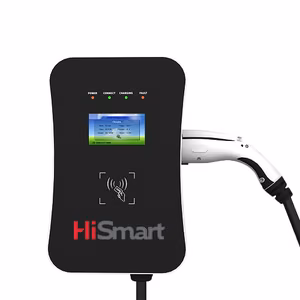 Electric car charging station, Type 2, 22kW, 32A, 3-phase, 5m