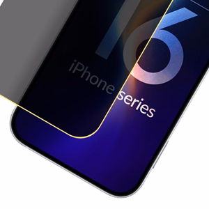 Matte privacy film 3mk Silky Matt Privacy for iPhone 16 Plus