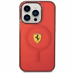 Ferrari FEHMP14LUKR iPhone 14 Pro 6.1" punainen/punainen hardcase Translucent Magsafe