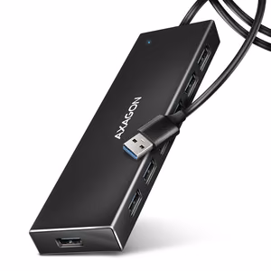 Axagon USB 3.2 7-Port Flat Hub 1m HUE-F7A