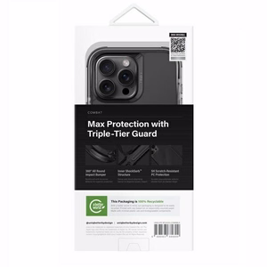 Uniq Combat kotelo iPhone 16 Pro Max 6.9" Magclick latauksella - musta