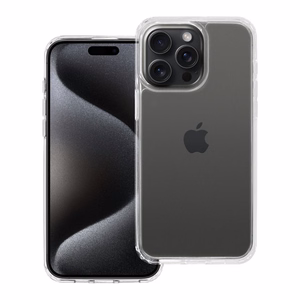 Suojakuori iPhone 15 Pro:lle Super Clear Hybrid läpinäkyvä