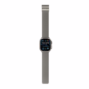 AmazingThing Titan Premium Metal Band for AppleWatch 38/40/41/42/44/45/46/49 mm - Silver