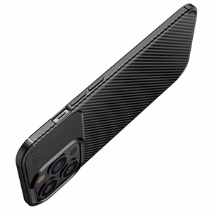 Case for Samsung A23 5G Carbon Premium black