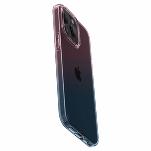 Spigen Liquid Crystal iPhone 15 Pro Suojakuori - Vaaleanpunainen/Sininen