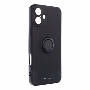 Roar Amber-suojakuori iPhone 16 Plus:lle musta