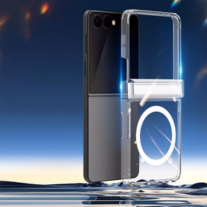 Läpinäkyvä Dux Ducis Clin Mag -suojakuori MagSafe-tuella Samsung Galaxy Z Flip8 -puhelimelle