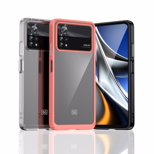 Outer Space Kotelo Xiaomi Poco X4 Pro 5G kansi joustava kehys musta