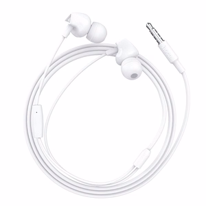 Słuchawki przewodowe douszne Jack 3,5 mm Hoco M60 białe