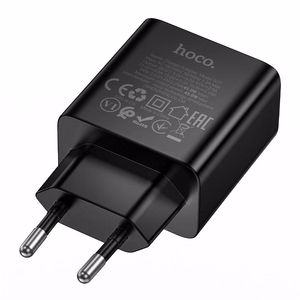 Puhelimen laturi Hoco USB C QC PD 45W N77 musta