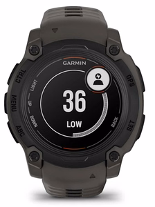 Garmin Instinct E digitaalinen GPS-kello, 40 mm, 2,18 cm (0,86 tuuman) MIP, 166 × 166 pikseliä, musta