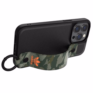 Adidas OR Hand Strap Suojakuori iPhone 13 Pro /13 6.1 musta-vihreä/musta-vihreä 47111