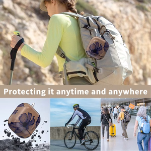 Tech-Protect Lamano case for AirPods 4 - brown and purple