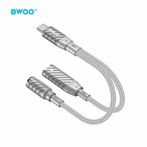 BWOO BZ67 2-in-1 Adapter Type-C to Type-C / 3.5mm Jack