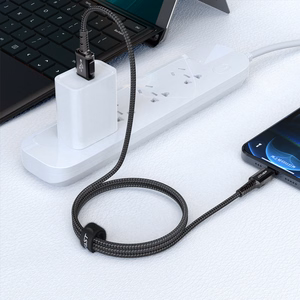 Acefast kaapeli MFI USB - Lightning 1.2m, 2.4A musta (C1-02 black)