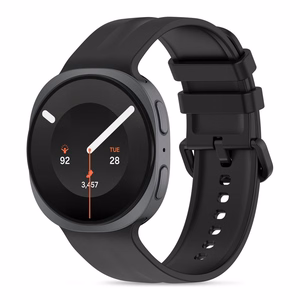Tech-Protect Silicone Evo -ranneke mallille Samsung Galaxy Watch 40/44/46 mm – musta