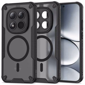 Tech-Protect Rugged Shield MagSafe Suojakuori Xiaomi Redmi Note 15 Pro 5G:lle - Musta