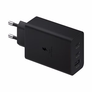 Samsung laturi 2x USB Type C / USB PPS, Power Delivery PD 65W, QC 3.0, AFC, FCP musta (EP-T6530NBEGEU)