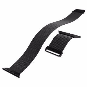 Puro Milanese Ruostumaton teräs Apple Watch ranneke 38/40/41mm - Musta