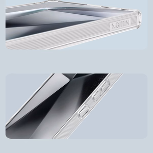 Nillkin Nature TPU Pro Magneettinen Suojakuori MagSafe-tuella Samsung Galaxy S25 Ultra:lle - valkoinen
