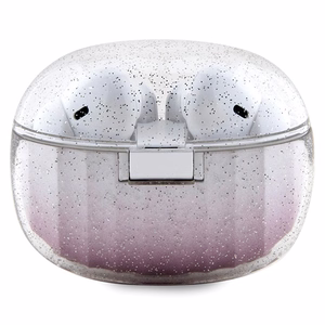 Guess Glitter Gradient TWS Bluetooth-kuulokkeet + telakka-asema - vaaleanpunainen