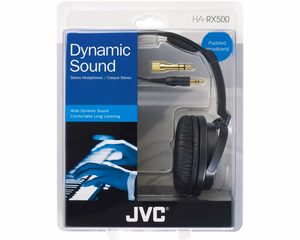 JVC HA-RX500-E johdolliset kuulokkeet päänauha musta, valkoinen