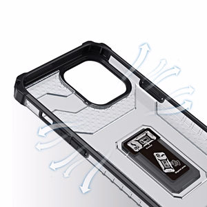 Crystal Ring Case jalustallinen kestävä iskunkestävä suojakuori iPhone 13 Prolle, sininen