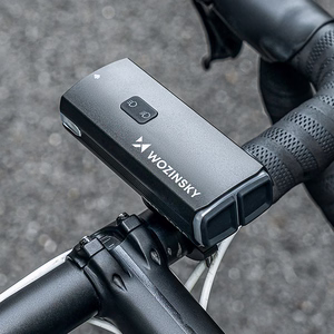 Wozinsky polkupyörän etuvalo USB-C-kaapelilla, 3000 lm – musta