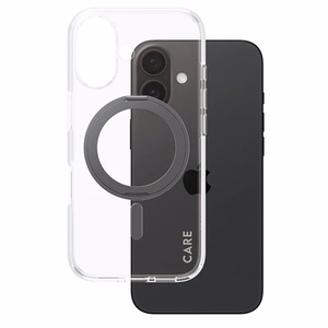 CARE by PanzerGlass Feature Kickstand suojakuori iPhone 16 6.1' musta/musta MagSafe 1321