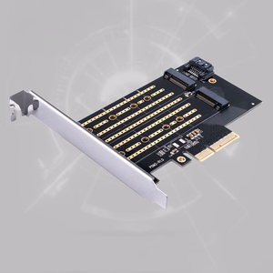 Orico PDM2 PCIe-laajennuskortti 3.0 ×4 M.2 NVMe- ja SATA-asemille – musta