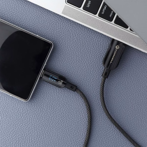 Kaapeli USB A - USB C Forcell F-Energy QC4.0 PD 3A 66W Digital 1,2 m C272 musta