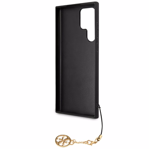 Guess 4G Charms Collection -kotelo Samsung Galaxy S24 Ultra - musta