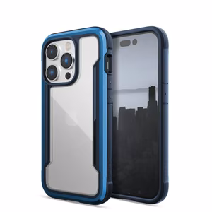 Raptic X-Doria Shield Case iPhone 14 Pro panssaroitu suojus sininen