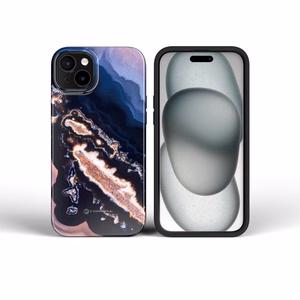 Suojakuori iPhone 15:lle Forcell F-Protect Mirage MagSafe-yhteensopiva Military Drop-Test kultainen saari