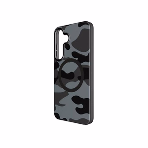 Suojakuori Samsung S25 PLUS:lle Forcell F-Protect Levels Dual Layer 4D MagSafe-yhteensopiva Military Drop-Test black camo