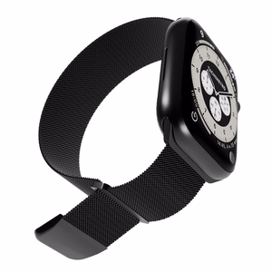 Puro 'MILANESE' Watch band for Apple Watch 42-44-45-49m, black