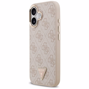 Guess 4G Triangle Logo MagSafe Suojakuori iPhone 17:lle - ruusukultainen