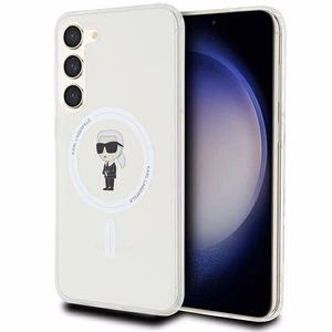 Karl Lagerfeld IML Ikonik MagSafe Suojakuori Samsung Galaxy S23+:lle - läpinäkyvä
