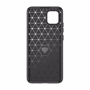 Carbon Case Joustava kansi Kotelo Samsung A03S EU (166.5) musta
