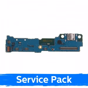 Latausportti yhteensopiva Samsung T810 / T815 Tab S2 9.7'' flex-kaapelilla / hopeinen (Service Pack)