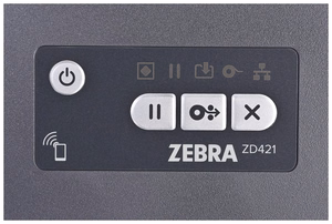 Zebra ZD421D – suoralämpötulostava tarratulostin, 300 × 300 dpi, 102 mm/s, langallinen ja langaton, Ethernet ja Bluetooth