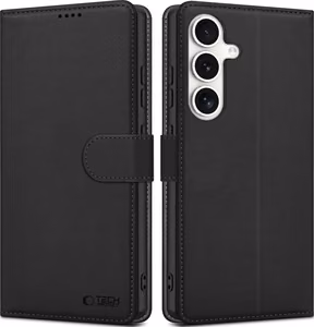 Tech-Protect Wallet Case for Samsung Galaxy S25 FE - Black
