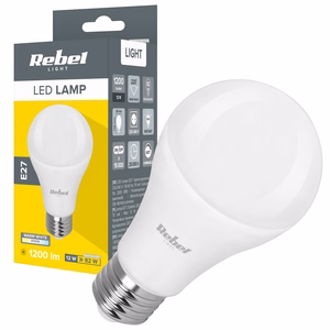 Rebel E27 LED-lamppu, 12 W, 3000 K, 230 V