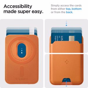 Spigen Valentinus MagSafe-magneettikorttikotelo puhelimelle – oranssi
